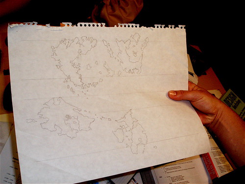 Original Ultima Online map (the game only shipped with the top-left corner), Sony Online Entertainment, San Diego